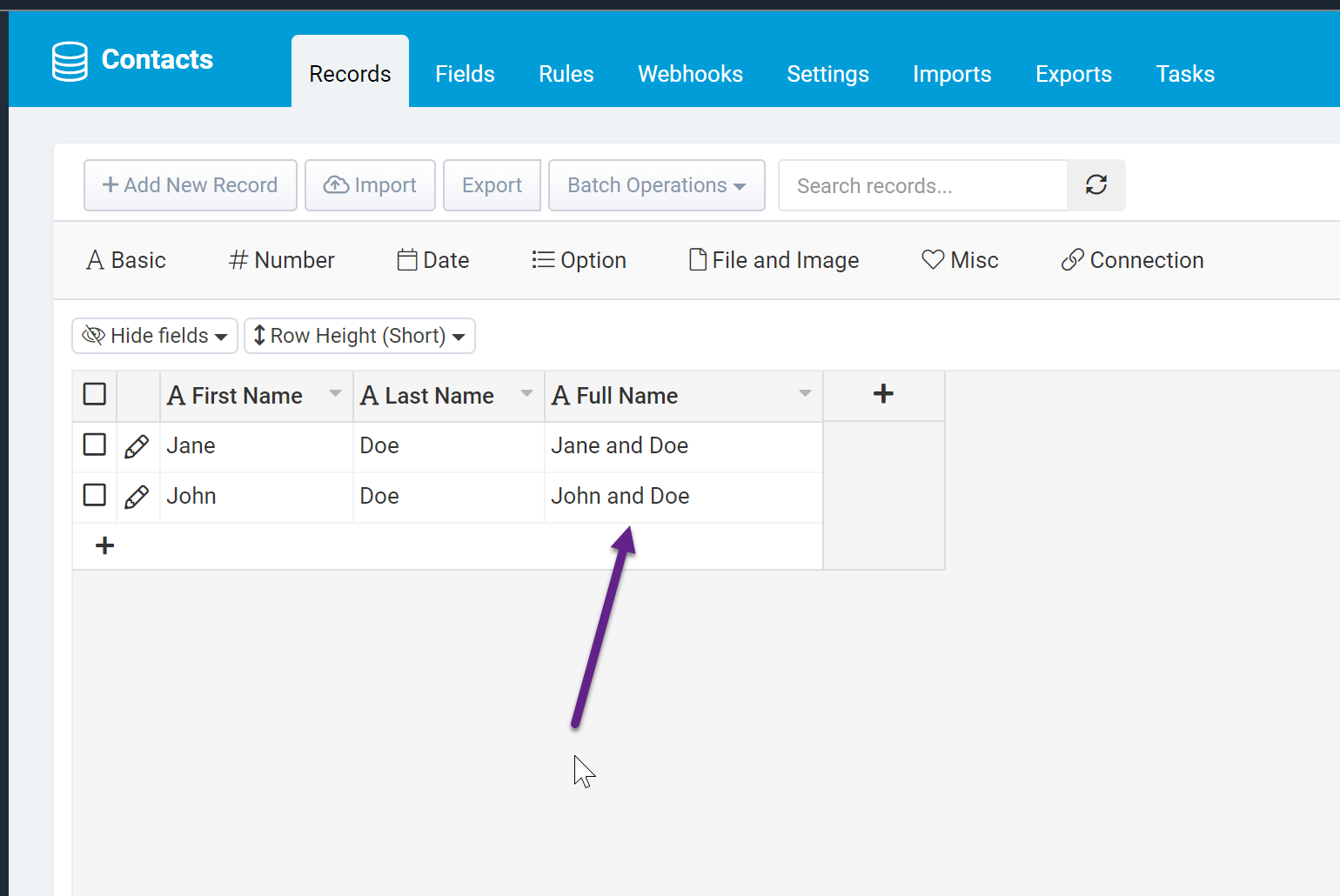Programmatically combine two separate fields - App Development ...