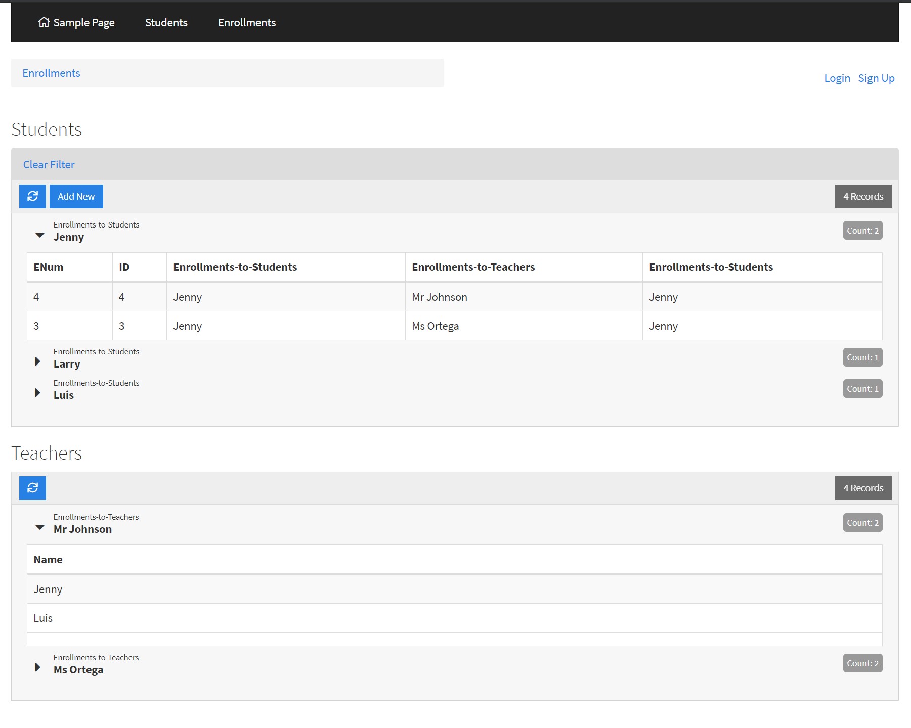 Help with Many to Many Connection - App Development - Tadabase Community