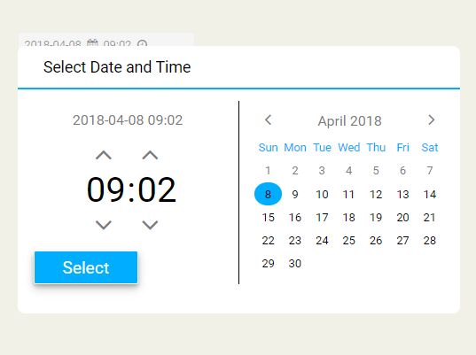 Datetime-Picker-jQuery-Moment